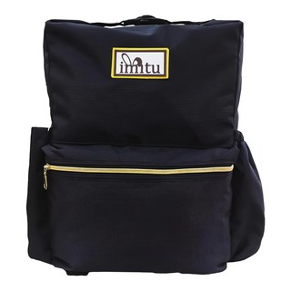 iMiTU 米圖 拉鏈電腦護脊後背包, 36 x 26 x 15cm, 黑色