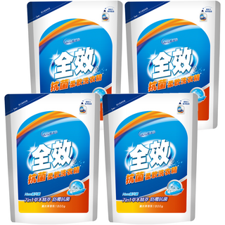 毛寶 全效抗菌柔軟洗衣精補充包 7合1草本精萃 防霉抗菌 薰衣草香氛, 1.8kg, 4包