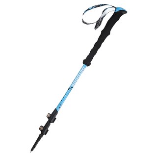 MICHAEL FITNESS 麥克健身 190g碳纖維伸縮登山杖, 藍色, 超輕量, 伸縮設計, 1支