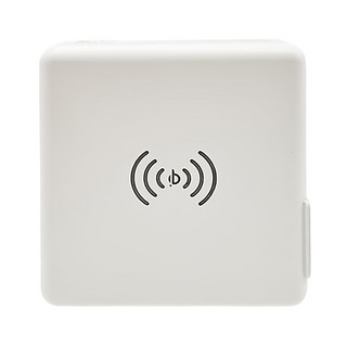 YOGEMDI 多合一QI無線+行動電源10000mAh Qi快充無線充電底座, F11, 白色