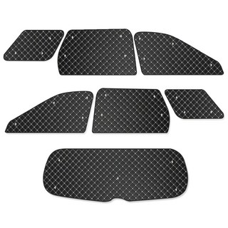 GMG Motors 客製化車宿遮光窗簾 Palisade專用 車用遮陽簾套組, 黑色, 1組