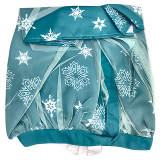 Kori Deer 可莉鹿 女童款 防水防髒圍兜公主禮服, M, 冰雪艾沙