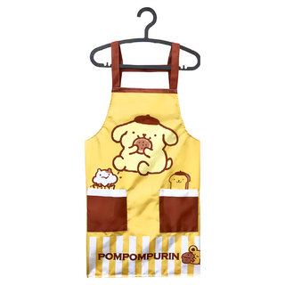 布丁狗 圍裙，尺寸約78x72cm±5%, 點心時間 黃色 + 咖啡色, 1件