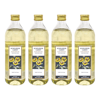 SUNFLOWER GARDEN 向日葵莊園 特級葵花油 富含維他命E 耐高溫且低油煙, 1L, 4瓶