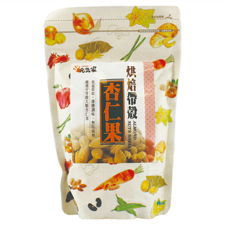 元氣家 烘焙帶殼杏仁果, 美國加州產, 200g, 1包