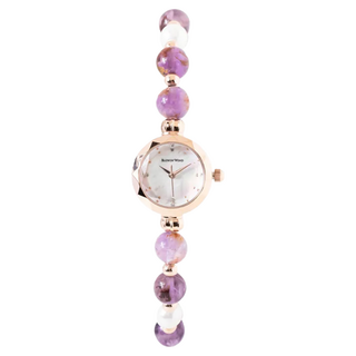RADIANT STAR 璀璨之星 風起時 現代系列 紫水晶手鐲錶 錶面2cm 錶帶寬0.8cm 腕圍13.8~23.4cm
