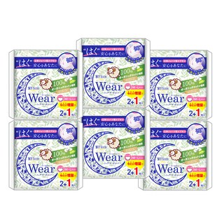 SOFTeen舒婷 柔棉自在安心褲 日本原裝進口 親膚表層 360°全面防漏, 中型(M~L), 3件, 6包