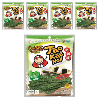 TAO KAE NOI 小老板 厚片海苔 原味, 32g, 5包