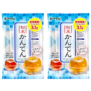 Kanpy 加藤產業 寒天粉 食物纖維 小分裝, 16g, 2袋