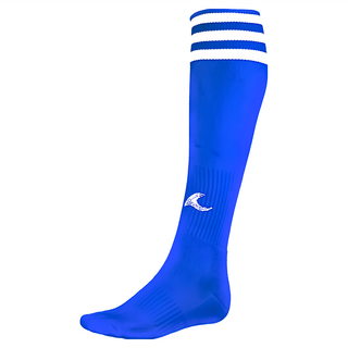Loopal 路寶 專業足球運動襪 彈性好 耐拉扯 不易滑落, S, 藍色, 1雙