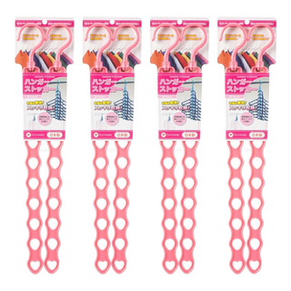 POnYKASEI 日本製衣架收納架2件組, 顏色隨機, 4組