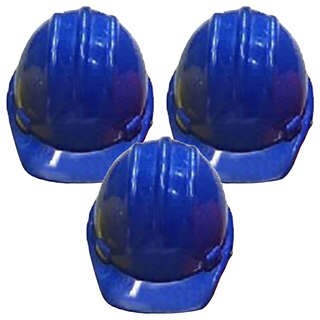 牛哥牌 安全帽, 工業用防護頭盔, 藍色, 3個, 單一尺寸