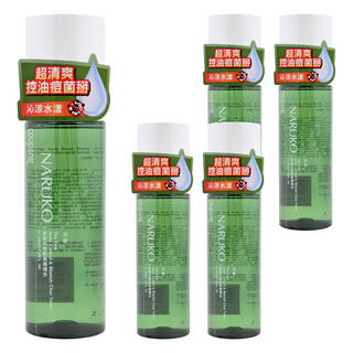 NARUKO 牛爾 台灣公司貨 茶樹抗痘粉刺調理水, 150ml, 5瓶