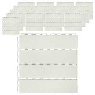 Tamsaa 優質仿木紋拼接地板 30 x 30 x 0.9cm, 淺灰色, 18個