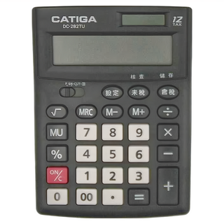 CATIGA 12位數中文稅率計算機 DC-282TU, 1台