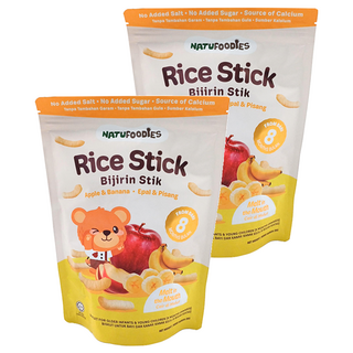 萌寶熊 米條 - 適合8個月以上寶寶 入口即化, 蘋果香蕉, 35g, 2包