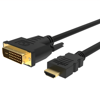 POLYWELL 寶利威爾 DVI轉HDMI 轉接線 1.8m, PW15-W50-A035, 1條