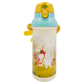 Skater 彈蓋直飲式水壺, MOOMIN 黃色, 480ml, 1個