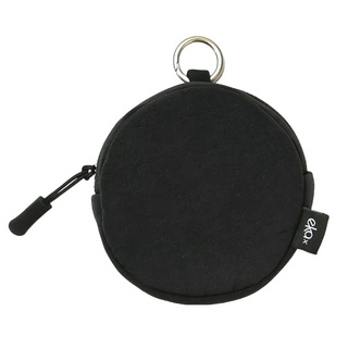 ekax 雲朵Soft 小圓包，尼龍聚酯纖維五金, 90 x 90 x 30mm, 石墨黑