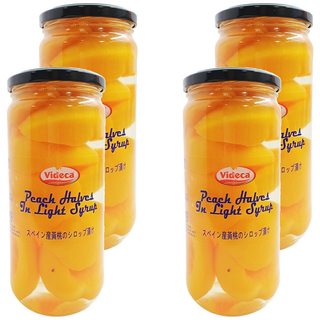 Videca 維德卡 特級切片水蜜桃 西班牙產, 400g, 4罐