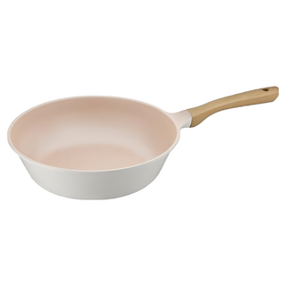 Kinyo 輕量鑄造不沾炒鍋 白色 PO-2350 515 x 310 x 85mm 685g, 30cm, 1個