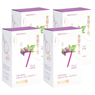 順天本草 芙蓉生之化和解計畫 桑葚口味 溫熱飲沖泡, 10包, 24g, 4盒