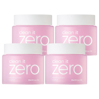 BANILA CO 芭妮蘭 台灣公司貨 ZERO零感肌瞬淨卸妝霜 經典潤澤, 180ml, 4件