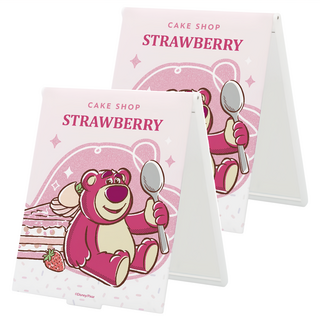 收納王妃 玩總烘焙摺疊鏡 大 14.4 x 15.5cm, 蛋糕熊抱哥, 2個