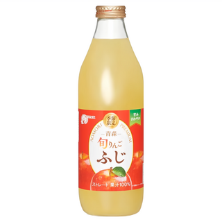 Sunpack 日本青森旬富士蘋果汁 100%蘋果原汁 無添加 日本進口, 1L, 1瓶