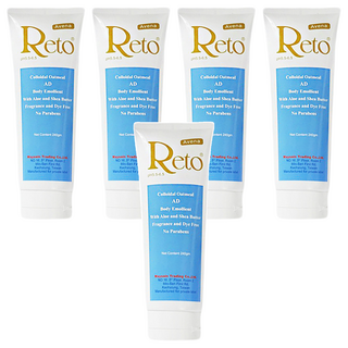 Aveeno 原型燕麥膠體AD身體滋潤乳液 含蘆薈與乳木果油 無香料與染料, 240ml, 5條