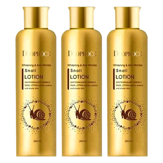 DEOPROCE 迪普詩 蝸牛柔白撫紋精華乳, 260ml, 3瓶