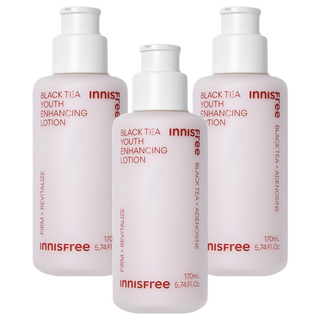 INNISFREE 紅茶極效修護乳, 濟州紅茶萃取, 保濕光澤, 彈力緊緻, 170ml, 3瓶