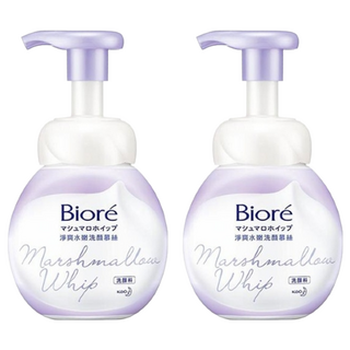 Biore 蜜妮 台灣公司貨 洗顏慕絲 淨爽水嫩, 160ml, 2瓶