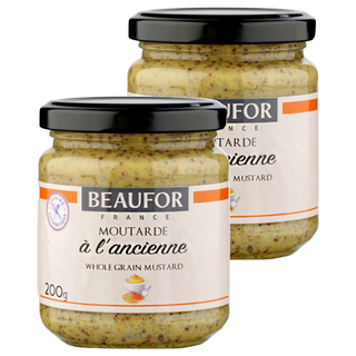 BEAUFOR 堡芙 法式芥末籽醬 200g, 2罐