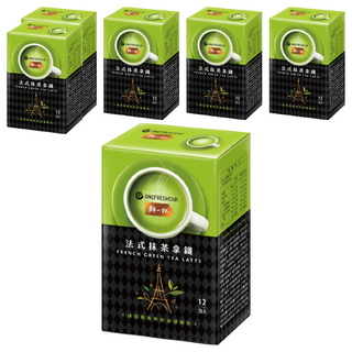鮮一杯 法式抹茶拿鐵 獨立隨手包, 20g, 12包, 6盒