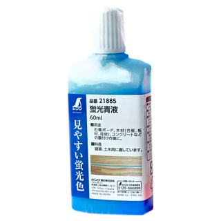 SHINWA 鶴龜 螢光墨汁 60ml 適用於建築、土木工程, 1瓶