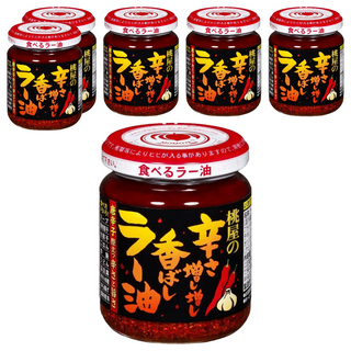 桃屋 蒜香辣油 加強版, 105g, 6罐