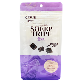 CRIUS 克瑞斯 天然紐西蘭羊肚點心, 70g, 富含維生素, 健脾, 羊肚, 1包