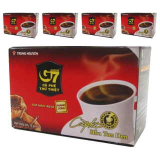 G7 純黑咖啡, 細膩粉末，小包裝方便攜帶，越南旅行必備, 2g, 15包, 5盒