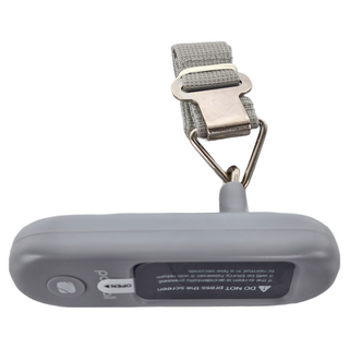 pack all 電子行李秤 灰色, ABS精鋼掛鉤, 含CR2032電池一顆, PA-25326-3, 1個