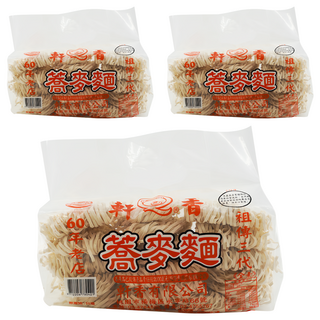 軒香 蕎麥麵, 大包裝設計 家庭必備 涼拌或湯麵皆可, 900g, 3包