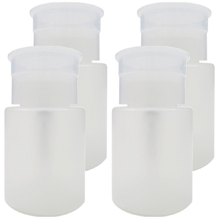 台灣 COSMOS 按壓瓶 BS-89 180ml, 透明色, 4個