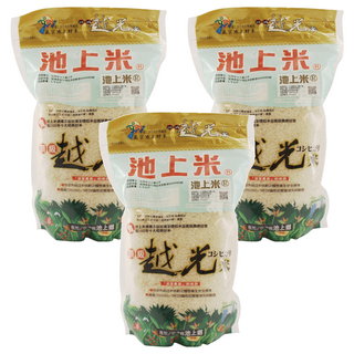 池上多力米 頂級越光米 台灣台東池上鄉產, 1.5公斤, 3包, 一等米