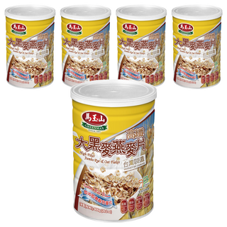 馬玉山 高纖大黑麥燕麥片, 800g, 5罐