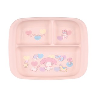 Skater XP7AG 三格餐盤 美樂蒂, 23.5 x 18.6 x 2.9cm, 1個