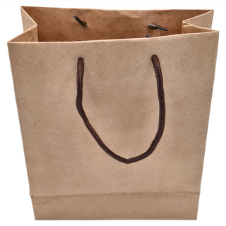 Casher科百承印 牛皮手提袋 6K 編棉款 10入裝, 24 x 8 x 19cm, 素簡, 1組