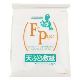 炸物吸油紙 19 x 23cm 50張入 炸物墊紙 料理用紙, 50張, 1包