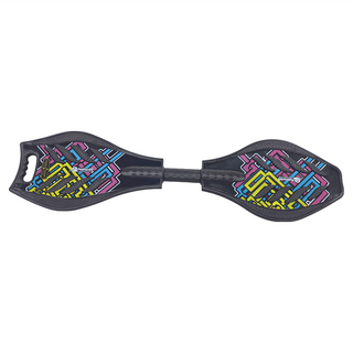 holiwaY 哈樂維 蛇板 繽紛黑 ABS強化塑膠 鋁造座 台灣製 耐重90公斤 6歲以上適用, 1個, 詳見說明書