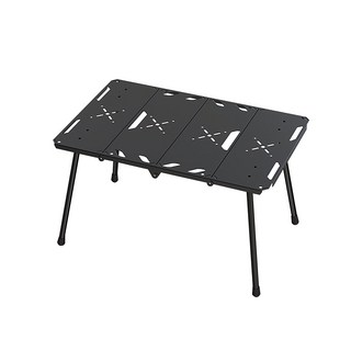 Sunday Life 鋁合金輕量折疊便攜IGT露營桌/野餐桌, 黑色