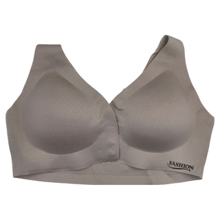 BEST 前扣調整型無痕內衣, L, 灰紫色